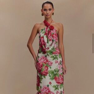 Meshki Rosalia Cowl Neck Maxi Dress - Sonia Rose Print